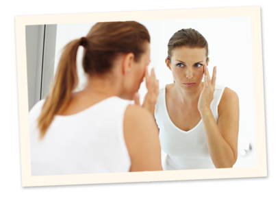 Woman in Mirror