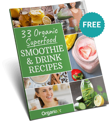 33 Organic Superfood Smoothie and Drink Recipes Cover Photo