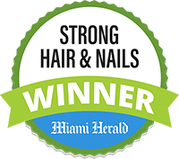 Strong Hair and Nails - Miami Herald Badge