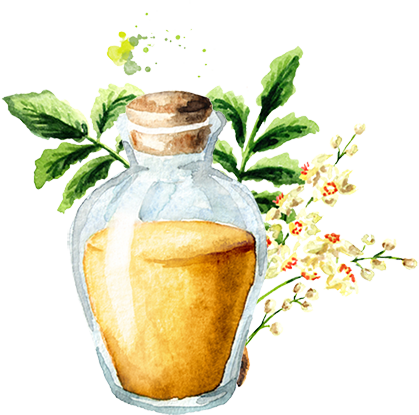 Bottle of frankincense extract