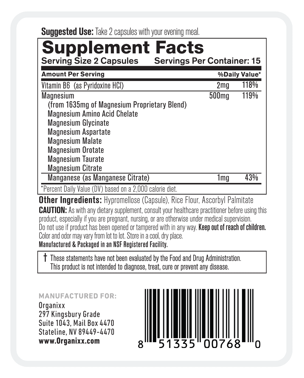 Nutrition Facts