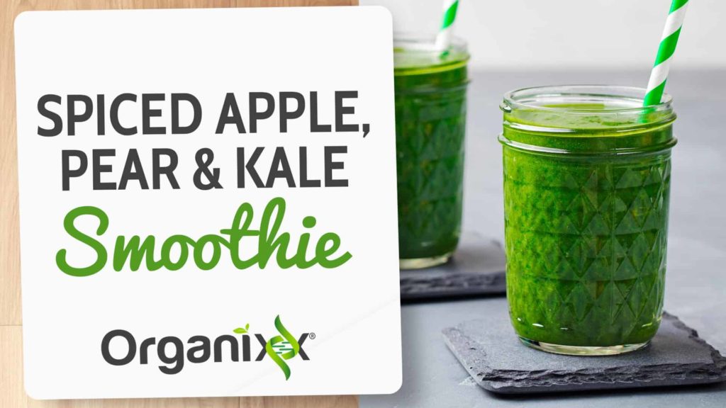 Delicious Kale Apple Pear Spice Smoothie Recipe