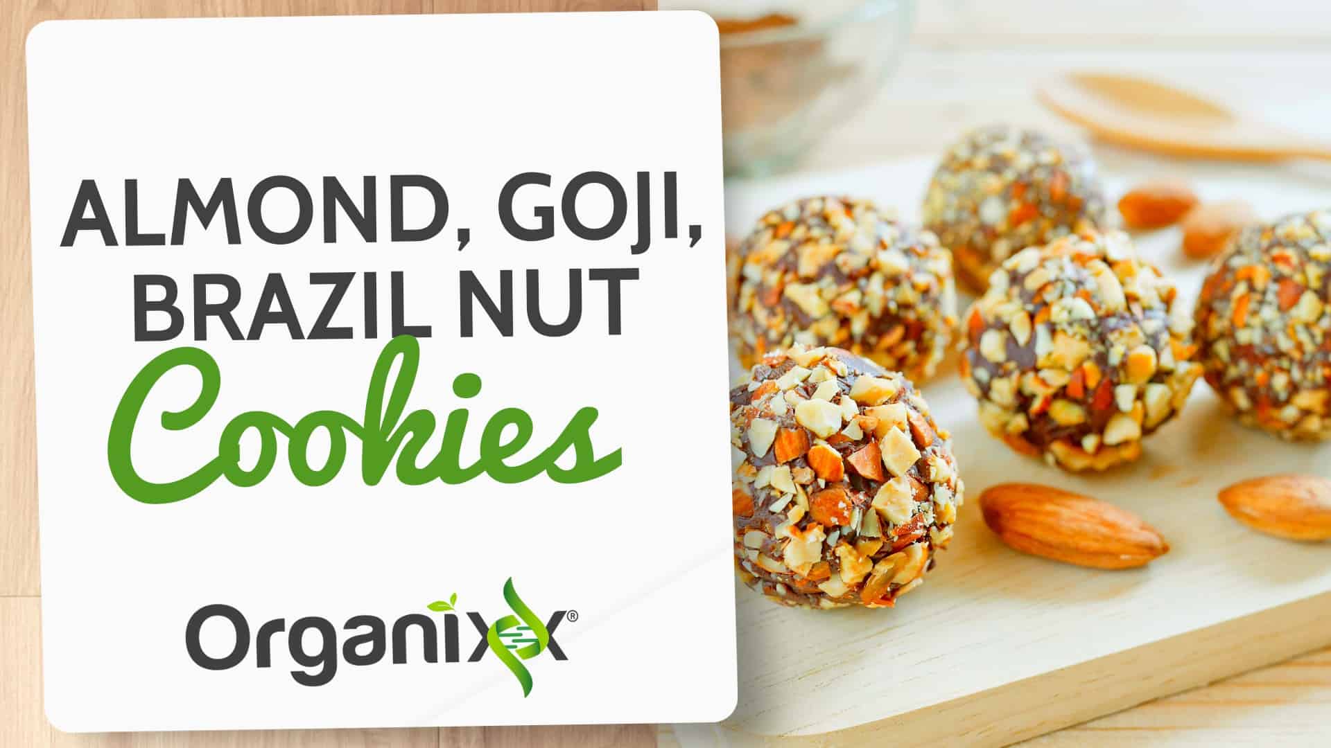 Almond, Goji, Brazil Nut Cookie Recipe