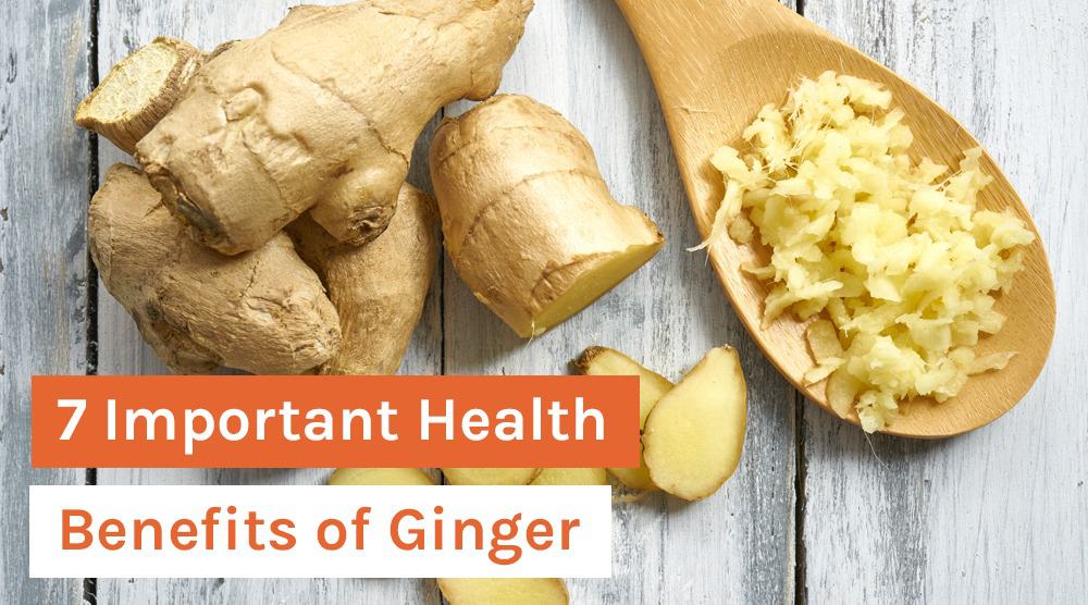 7 Important Health Benefits of Ginger