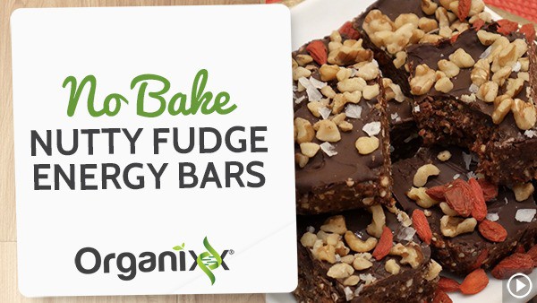 No-Bake Nutty Fudge Energy Bars