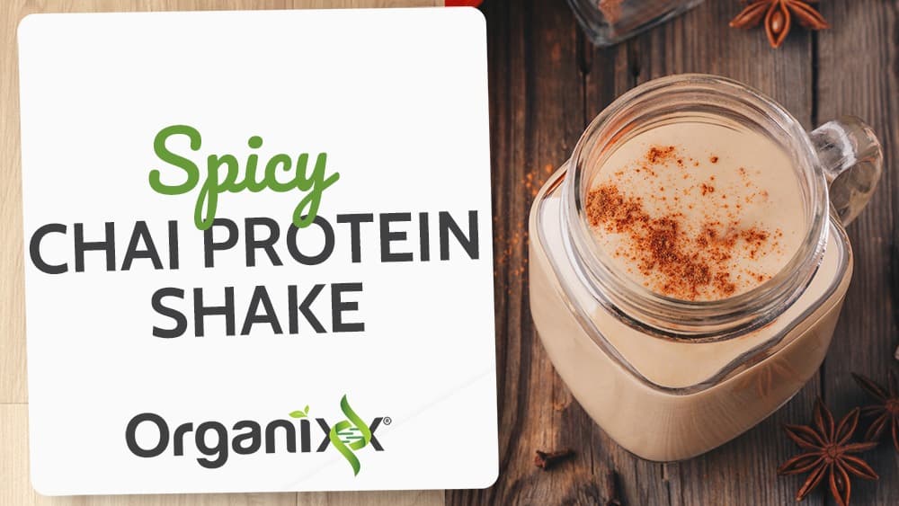 Spicy Chai Protein Shake with Essential Oils