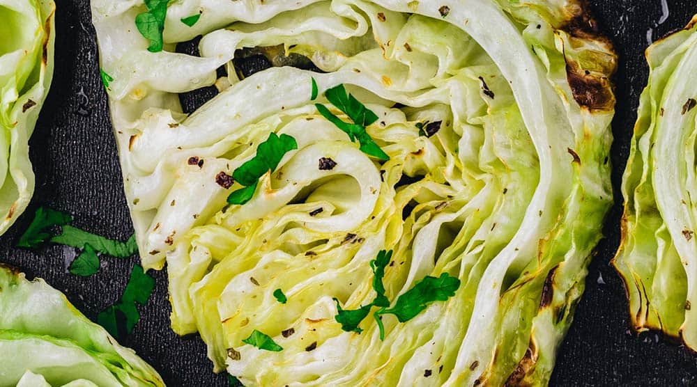 Roasted Parmesan Cabbage Steaks Organixx