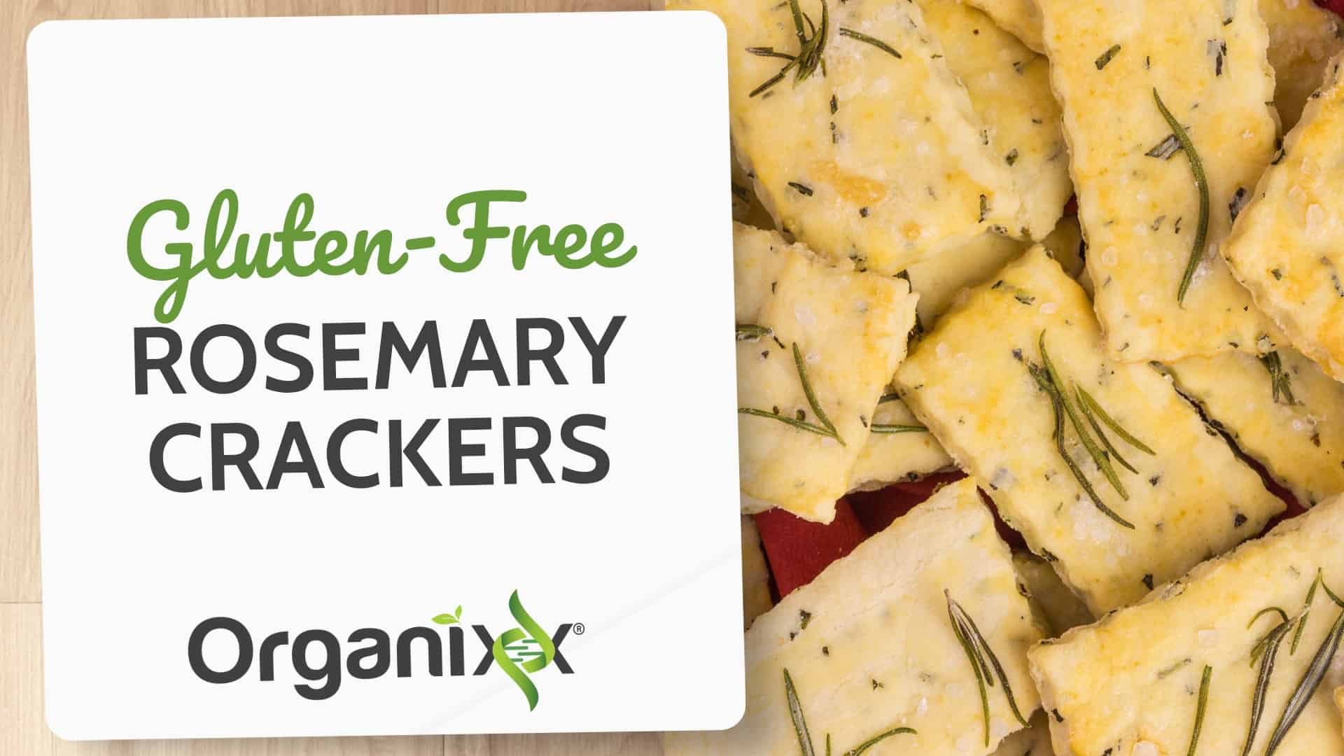 Gluten-Free Rosemary Crackers