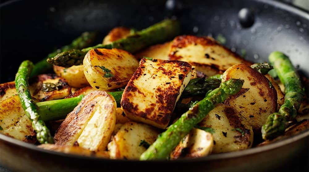 Garlic Rosemary Asparagus and Potatoes Organixx
