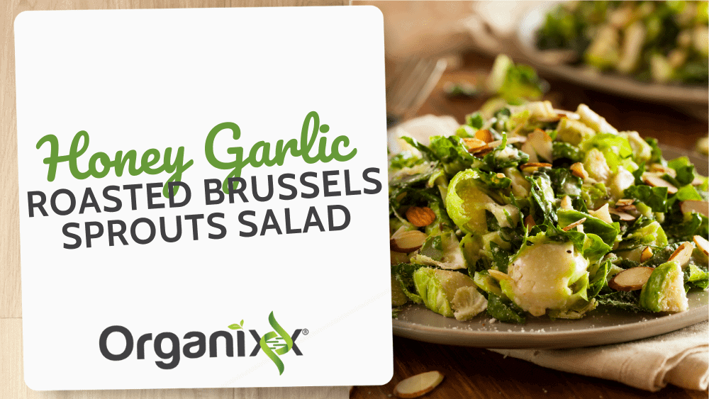 Garlic and Honey Roasted Brussels Sprouts Salad