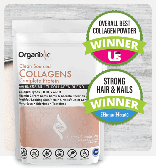 Powerful Anti-Aging Complete Protein Supplement Reduces Appearance of Fine Lines & Wrinkles, Eases Joint Discomfort