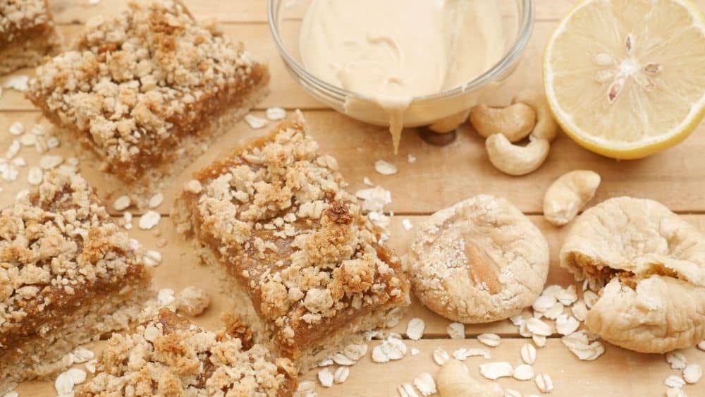 Gluten Free Cashew Oat Fig Bars Organixx