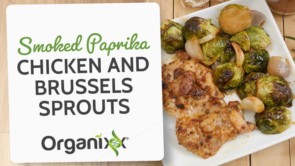 Smoked Paprika Chicken and Brussels Sprouts