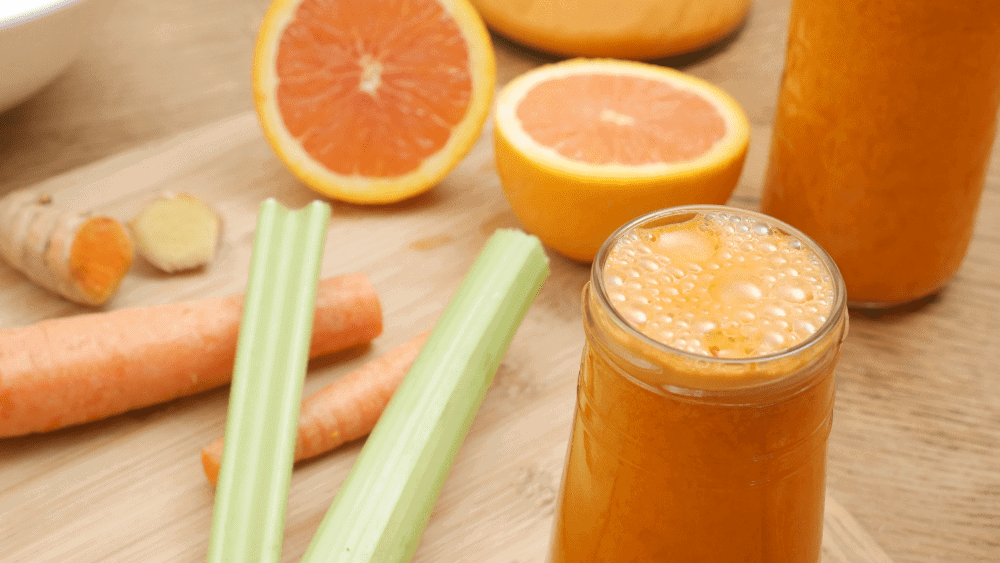 celery carrot juice recipe food image
