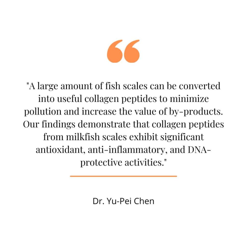 Collagen for inflammation quote from a study.
