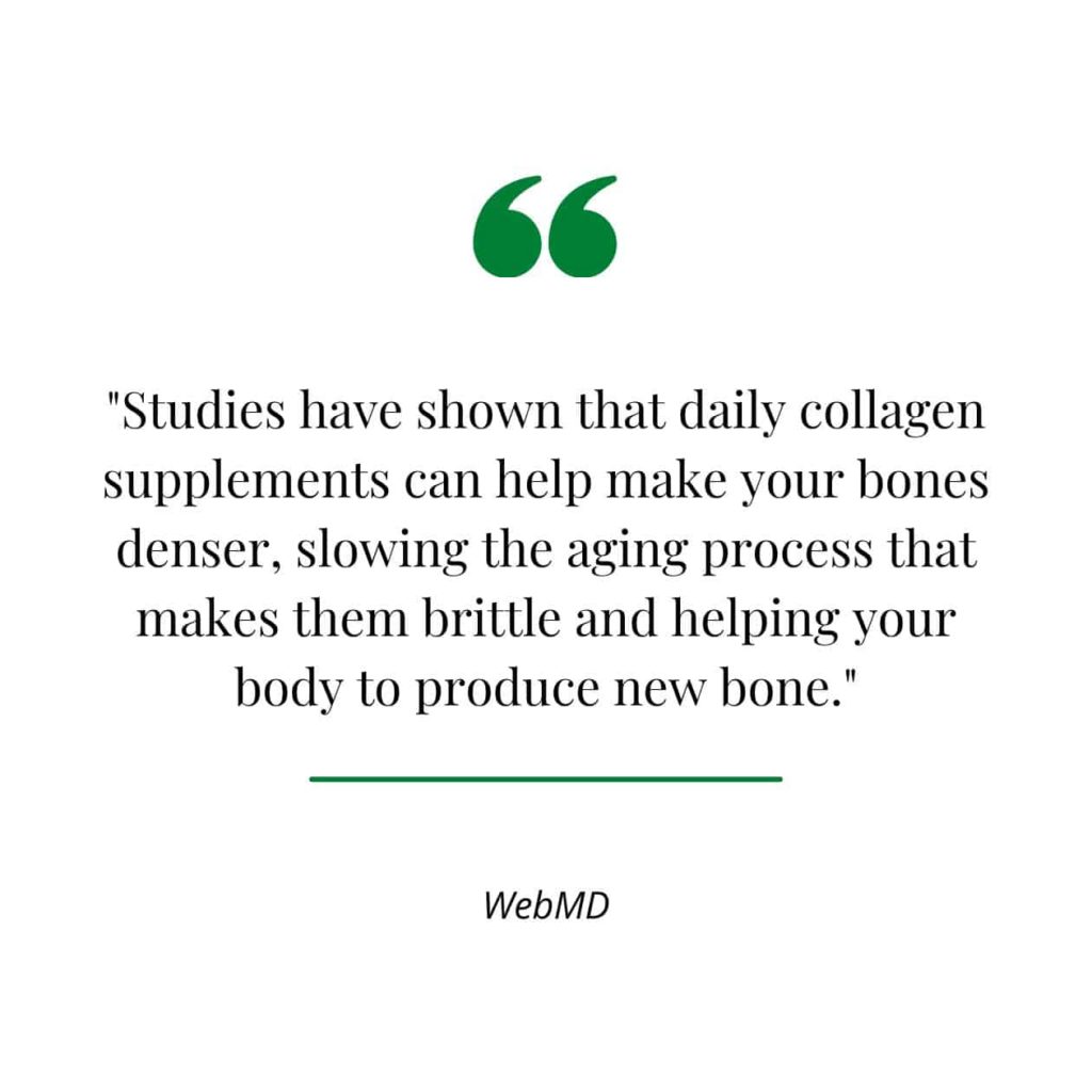 Is collagen safe, a quote from WebMD.