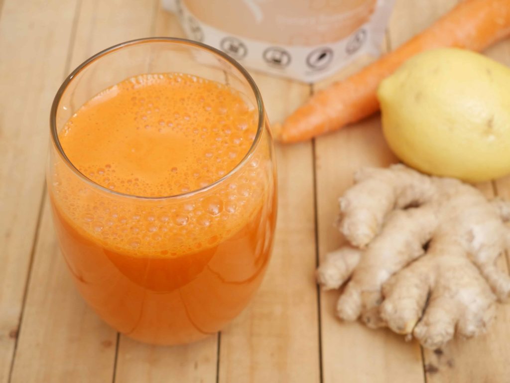 Immune Loving Carrot Lemon Ginger Juice Organixx