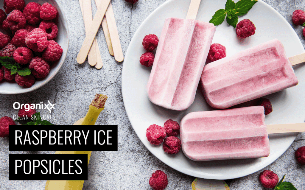 Raspberry Ice Popsicles