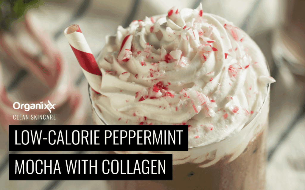 Low-Calorie Peppermint Mocha with Collagen