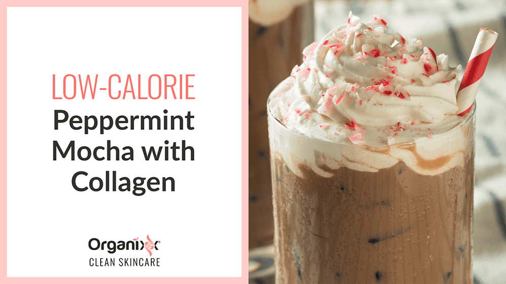 Low-Calorie Peppermint Mocha with Collagen