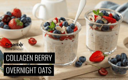 Collagen Berry Overnight Oats