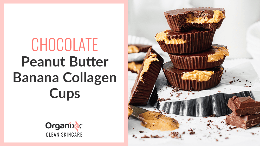 Chocolate Peanut Butter Banana Collagen Cups
