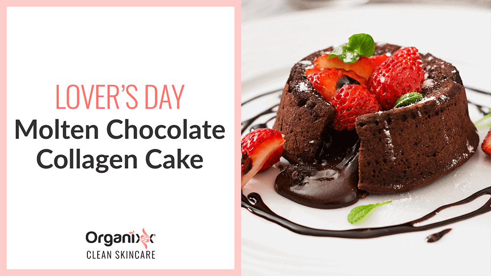 Lover’s Day Molten Chocolate Collagen Cake