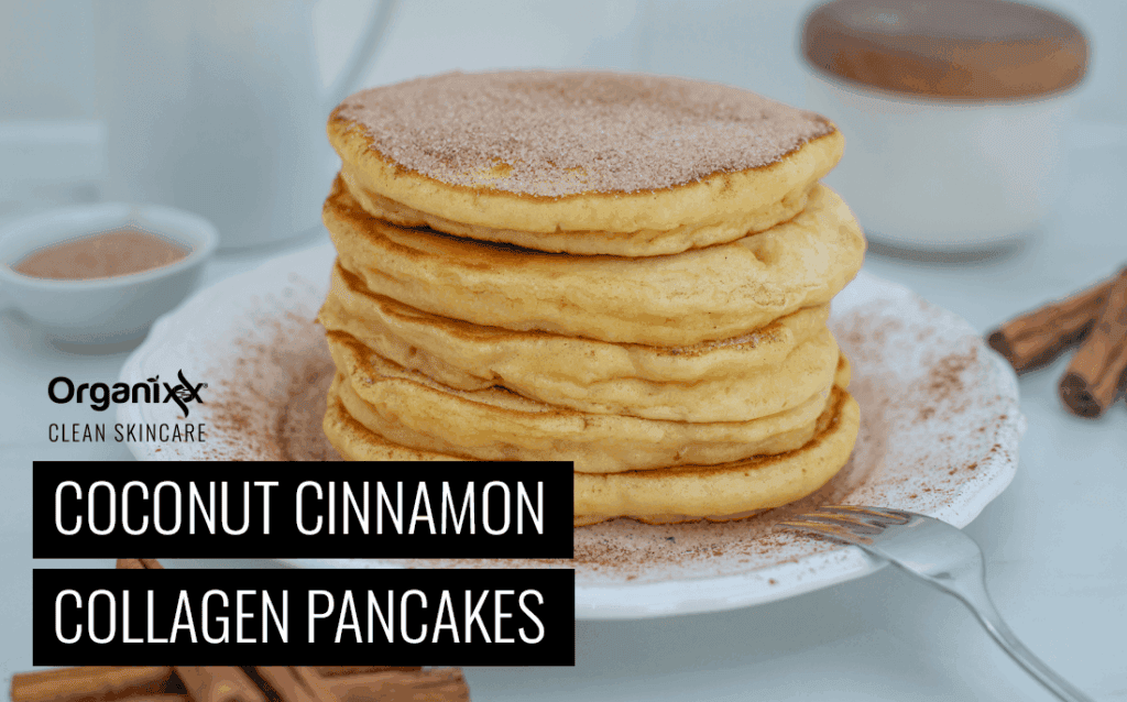 Coconut Cinnamon Collagen Pancakes