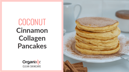 Coconut Cinnamon Collagen Pancakes