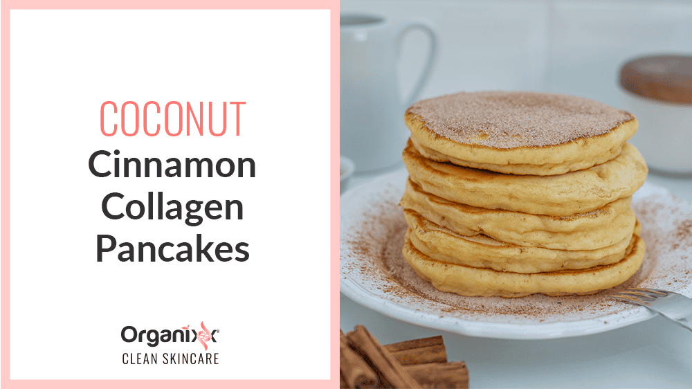 Coconut Cinnamon Collagen Pancakes