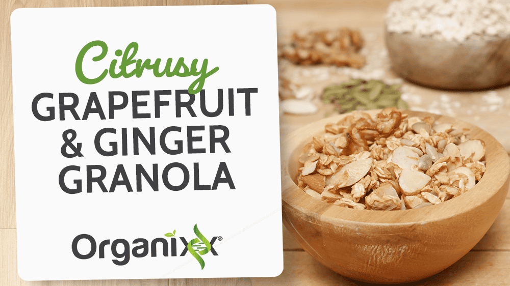 Citrusy Grapefruit and Ginger Granola