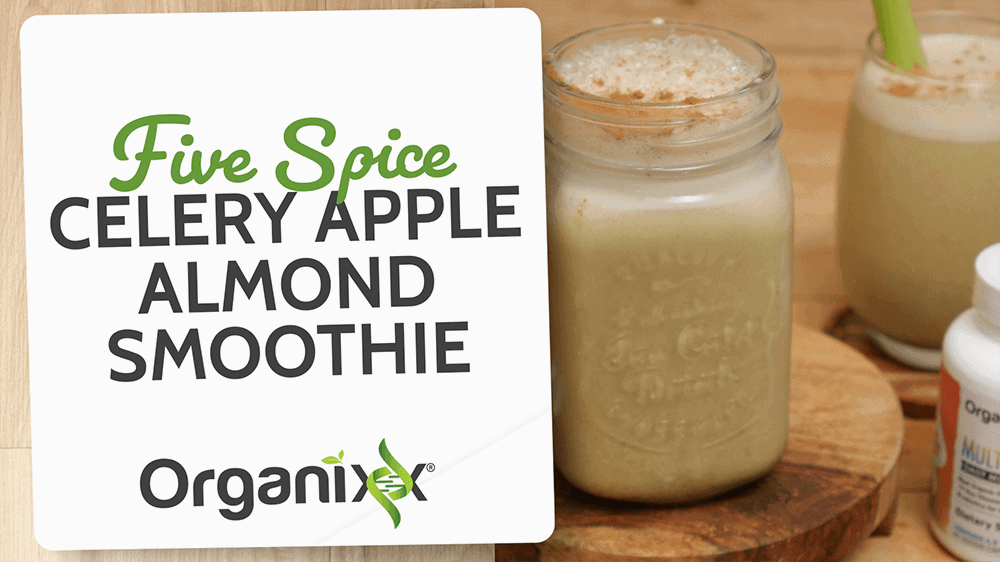 Five Spice Celery Apple Almond Smoothie