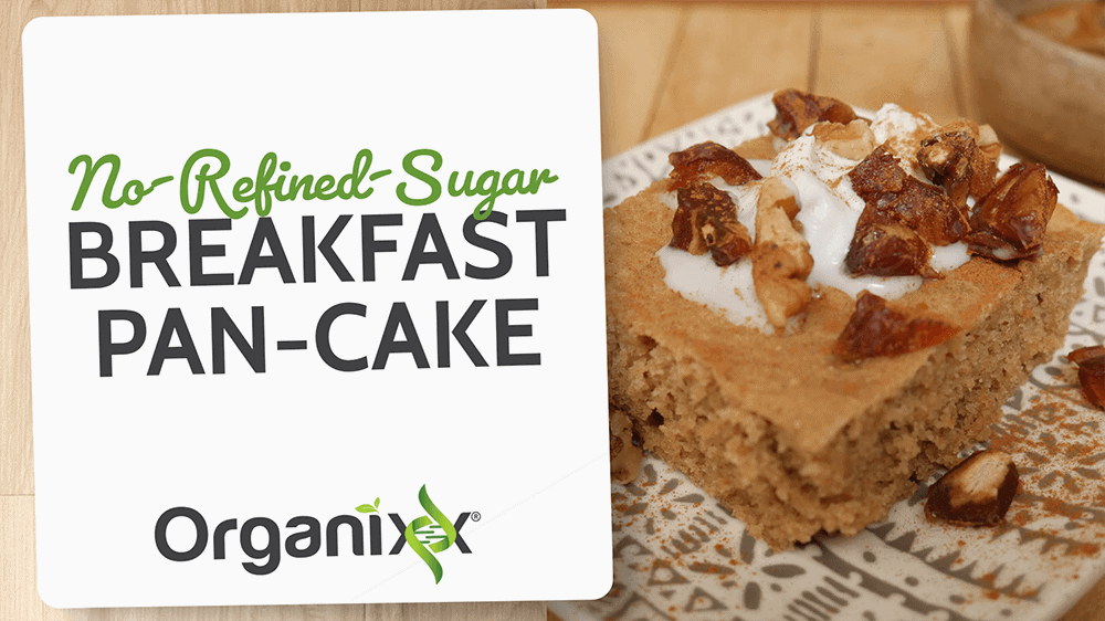 No-Refined-Sugar Breakfast Pan-Cake