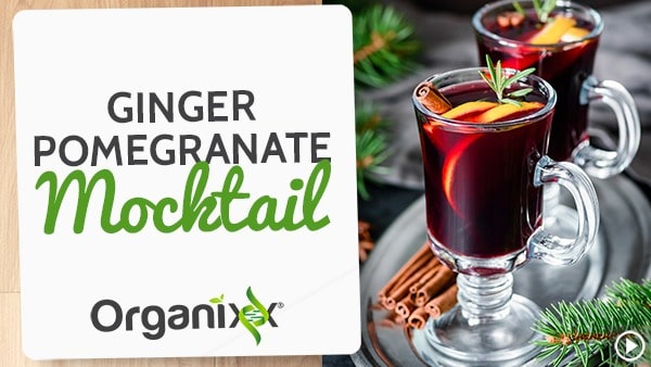 Ginger Pomegranate Mocktail