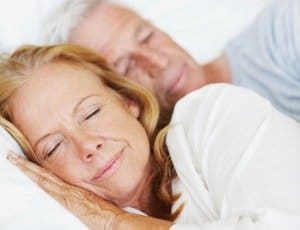 couple having good night's sleep