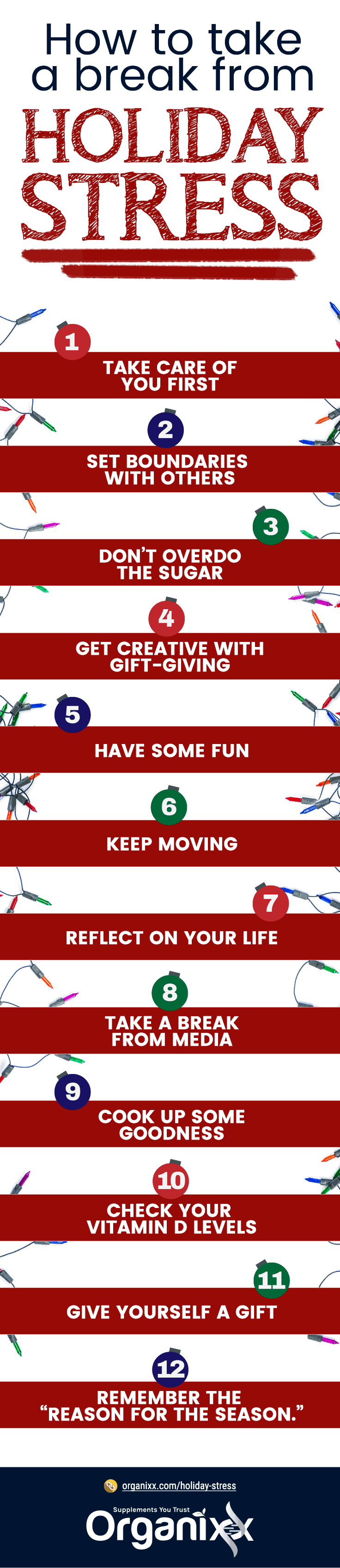 Holiday Stress Infographic