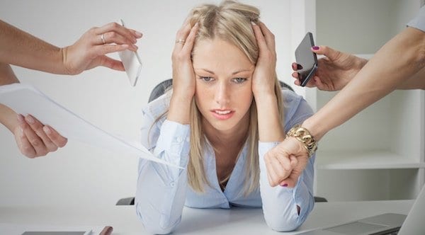 Women Deals with Stresses from Work